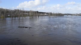 Mondego River Bursts it's Banks