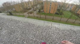 Dominik Sky Jumps on roofs of buildings