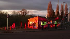 Ambulance Workers Man Picket Lines for Fresh Round of Strike Action.
