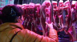 Central Frozen Pork Reserve In Yichang, China