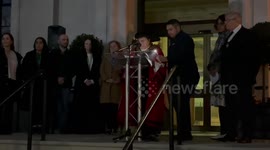 Londoners hold vigil for more than 45,000 killed in earthquakes in Turkey and Syria in Islington