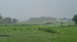 Beautiful Rainy Season in village Indian Rural life in Odisha India
