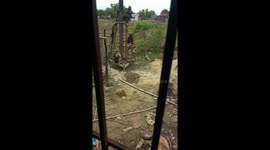 Borewell drilling is open behind the house in sambalpur Odisha