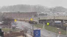 US: Powerful Thunderstorm Brings Hail, Sleet, Strong Winds To Upstate New York