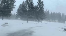 US: Blowing Snow In Montana As Massive Winter Storm Threatens West And North Central