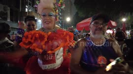 Banda Redonda Party Ahead Of Carnival Festivity In Sao Paulo, Brazil