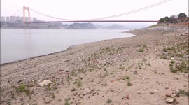 Yangtze River Drought In Yichang, China