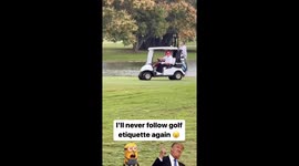 Donald Trump played through us and Drives the Green!