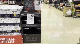 PRIME energy drink sold out at Uxbridge Sainsbury's as store sells it for first time
