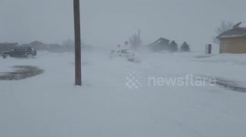 South Dakota slammed with intense blizzard, heavy snowfall