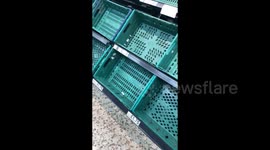 UK shoppers face empty shelves due to fresh produce shortages