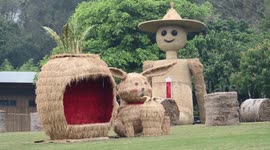 Giant Scarecrows Art Exhibition Held In Nanning, China