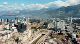 Drone footage of widespread damage in Hatay, Turkey