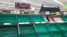 UK shoppers urged to buy seasonal vegetables by environment secretary Thérèse Coffey as shortages hit supermarkets