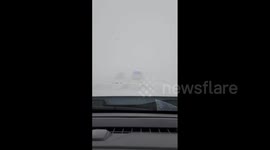 Arizona hammered with extremely low visibility during winter storm