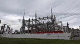 An oil refinery located at the Port of Corpus Christi in Texas along the Gulf of Mexico