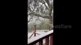 US: Winter Storm Moves Through California Bringing Rare Snow To Bay Area