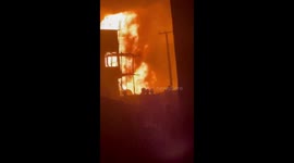 Huge gas explosion in warri Nigeria with zero casualties