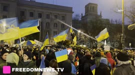 Thousands marched in Berlin for Ukraine on 1 year anniversary of full-scale Russian invasion