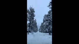 Biggest snow storm in decades hits Big Bear, California