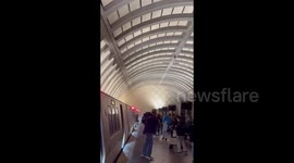 Panic at Van Ness station in Washington, US, as smoke fills tunnel