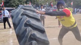 Tamilnadu's strong man receives silver in  world s strong man hunt