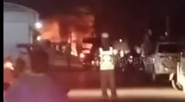 Tour boat bursts into flames while moored in sourthern Thailand