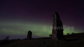 Spectacular aurora borealis lights up sky across Scotland