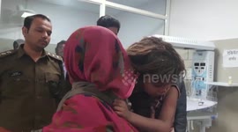 Three-year-old girl rescued after she fell into borewell in central India