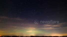 US: Solar Storm Treats Skygazers With Dazzling Northern Lights