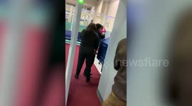 Philippines airport staff 'caught stealing money from tourist' during security checks