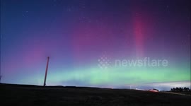 Spectacular Northern Lights dance in Northern Ireland's sky
