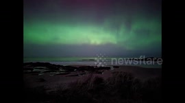 UK: Aurora Borealis Dazzles Across Skies