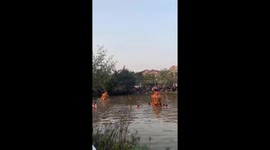 River Palanquin procession festival in northern Vietnam