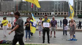 ‘Ban russian athletes from the Olympic games 2024’ protest, Sydney, Australia