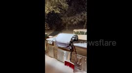 US: Snow Falls In New York Metropolitan Area As Winter Storm Arrives Northeast