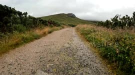 Hiking Hen Mountain, Mourne Mountains, Northern Ireland