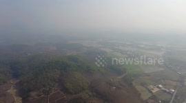 Wildfires rage adding to air pollution in northern Thailand