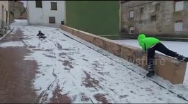 Spain: Storm Juliette Blankets Several Regions In Snow