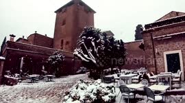 Storm Juliette leaves regions in Spain including Balearic Islands covered in snow