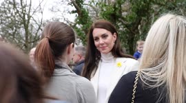 Prince William and Kate visit Wales to help launch series of therapy gardens