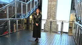 Daisy Jones And The Six Cast Visit Empire State Building In NY, USA