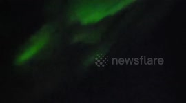 Incredible aurora dances across night sky above Alaska