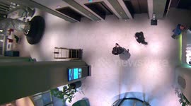 Moment Europol Most Wanted Fugitive Is Arrested In Hotel In Madrid, Spain