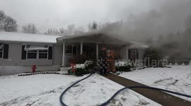 Pennsylvania Fire Chief left homeless after smokey blaze takes out home in Atlas Northumberland County
