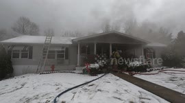Pennsylvania Fire Chief left homeless after smokey blaze takes out home in Northumberland County