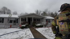 Pennsylvania Fire Chief left homeless after Smokey blaze takes out home in Atlas Northumberland County Pennsylvania