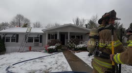 Pennsylvania Fire Chief left homeless after smokey blaze takes out home in Atlas Northumberland County