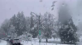 Canada: Another Round Of Snowfall Hits B.C.’s South Coast