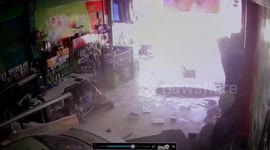 Pensioner, 76, rams car into phone store 'after stepping on the wrong pedal'